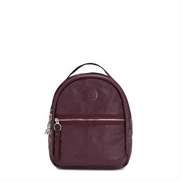 Kipling Kae Metallic Hátizsák Bordó | HU 1590ZU